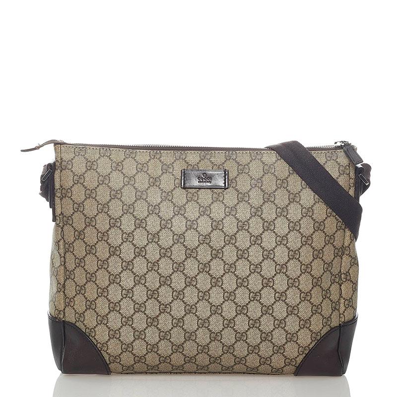 GUCCI（グッチ） GGスプリーム 斜め掛け ショルダーバッグ 110054