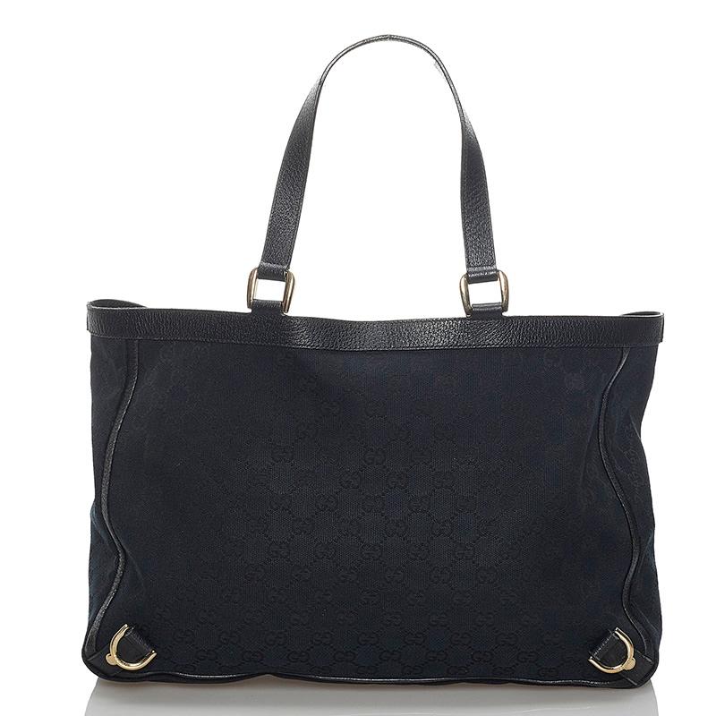 GUCCI（グッチ） GGキャンバス アビー トートバッグ 141472 ブラック