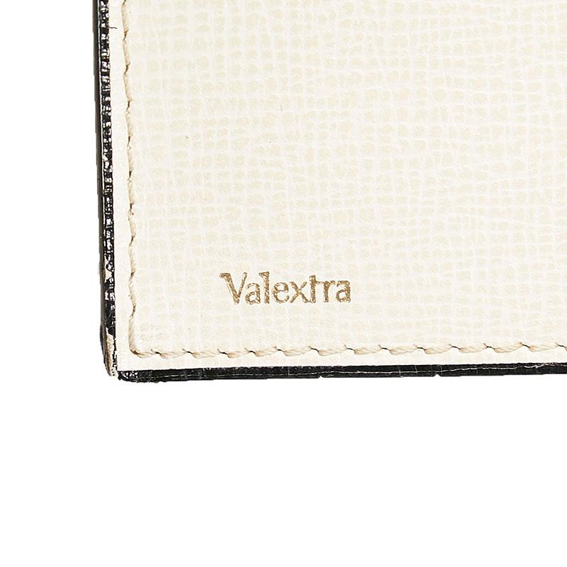 Valextra（ヴァレクストラ） カードケース ホワイト レザー メンズ
