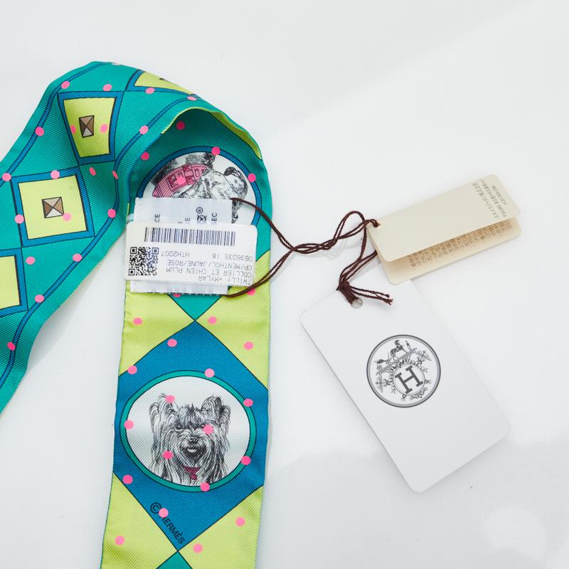エルメス ツイリー スカーフ 首輪と犬 colliers et chien新品 