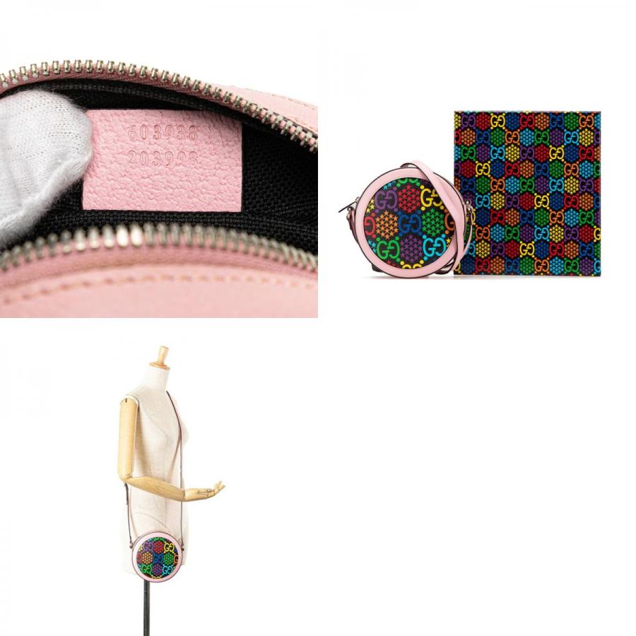 グッチ GGサイケデリック PVCレザーショルダーバッグ 603938 GUCCI グッチ GGサイケデリック 斜め掛け ショルダーバッグ