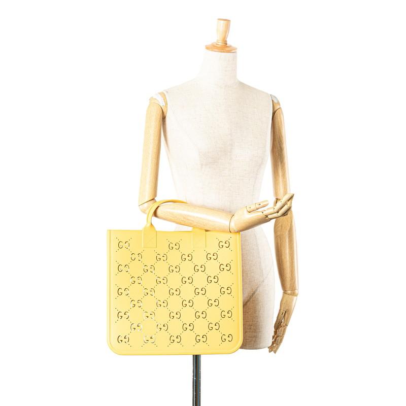 GUCCI グッチ　チルドレンズ　ハンドバッグ　イエロー GUCCI グッチ バッグ キッズ ブランド トートバッグ