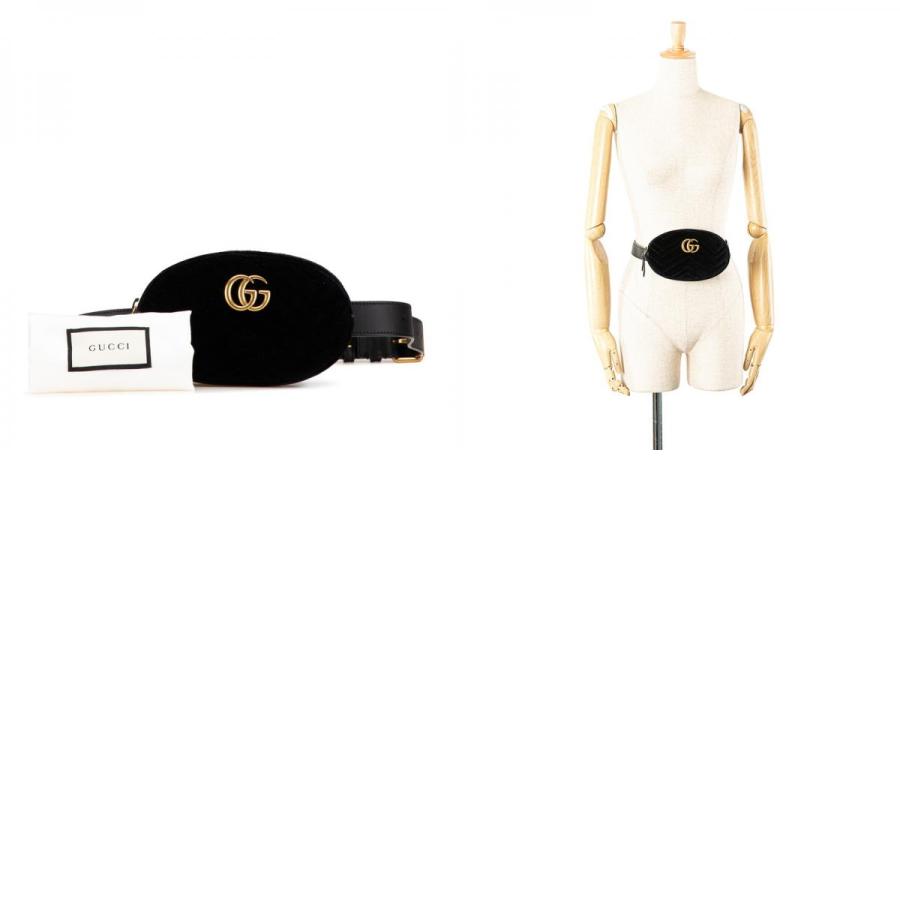GUCCI グッチ GGマーモント ウエストバッグ ボディバッグ 85/34 GUCCI グッチ GGマーモント ウエストバッグ ボディバッグ 85/34
