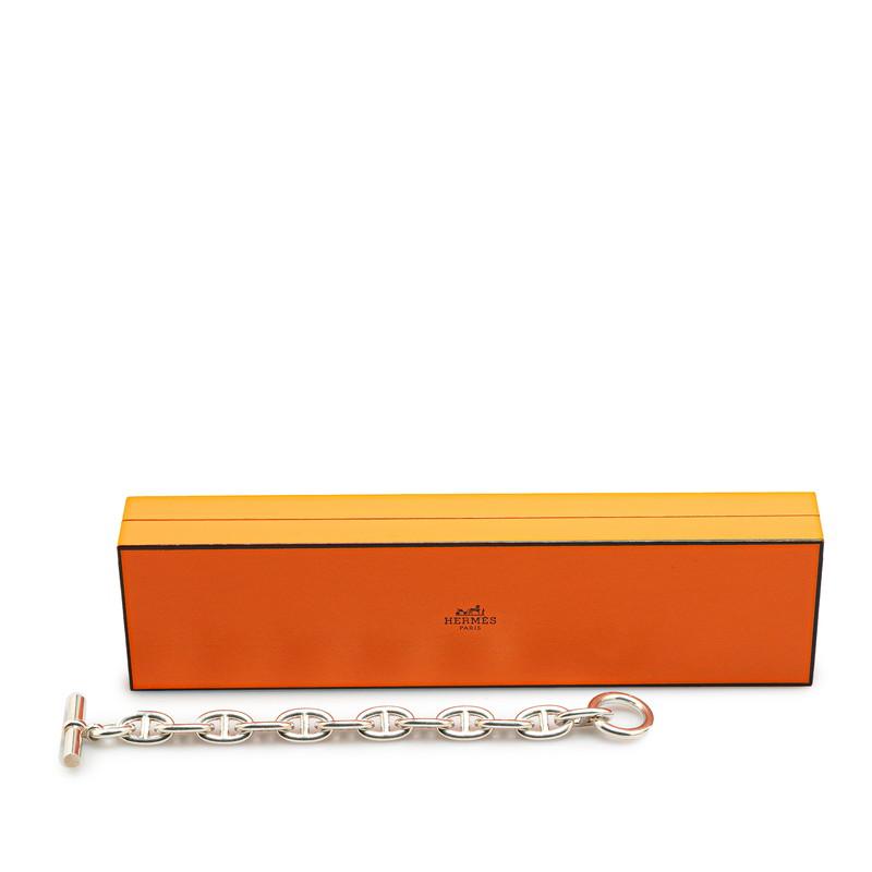 HERMES エルメス シェーヌダンクル TGM ブレスレット シルバー HERMES エルメス シェーヌダンクル TGM ブレスレット シルバー