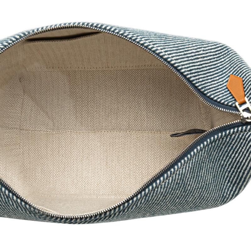 HERMES（エルメス） ブリッド ア ブラックPM ハンドバッグ ブルー