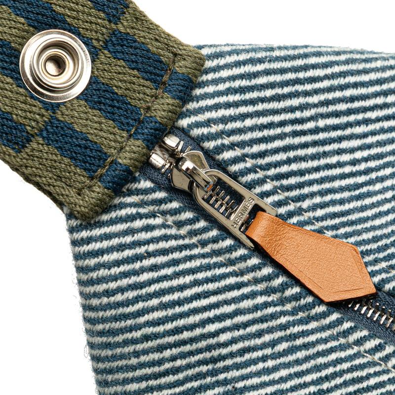 HERMES（エルメス） ブリッド ア ブラックPM ハンドバッグ ブルー