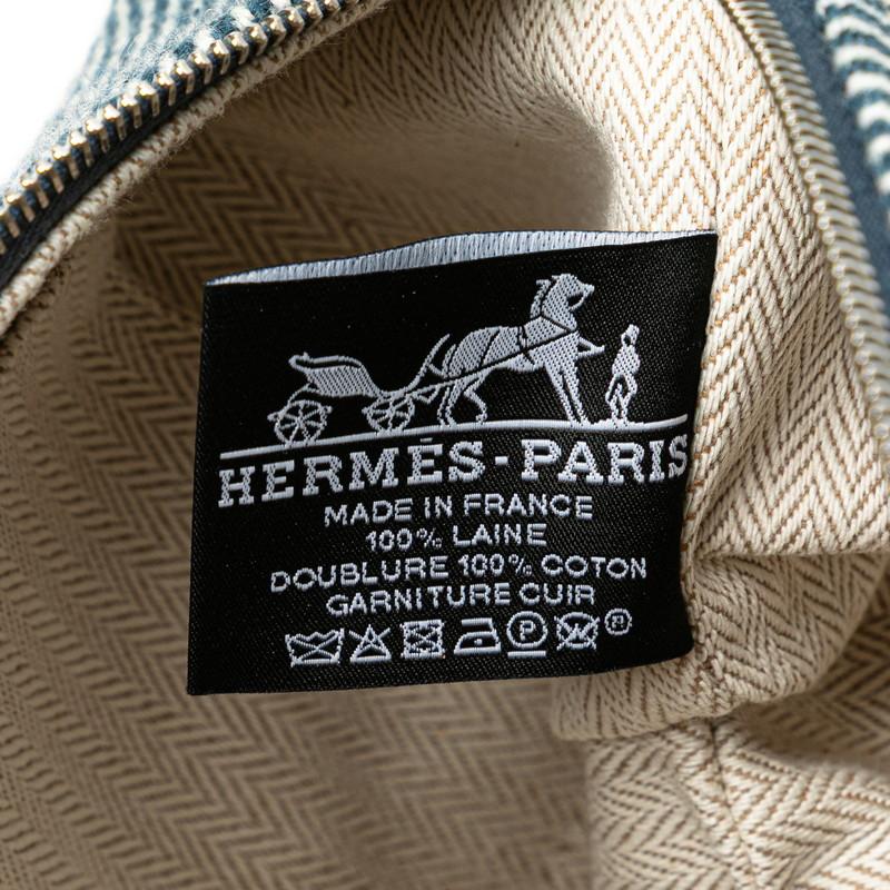 HERMES（エルメス） ブリッド ア ブラックPM ハンドバッグ ブルー