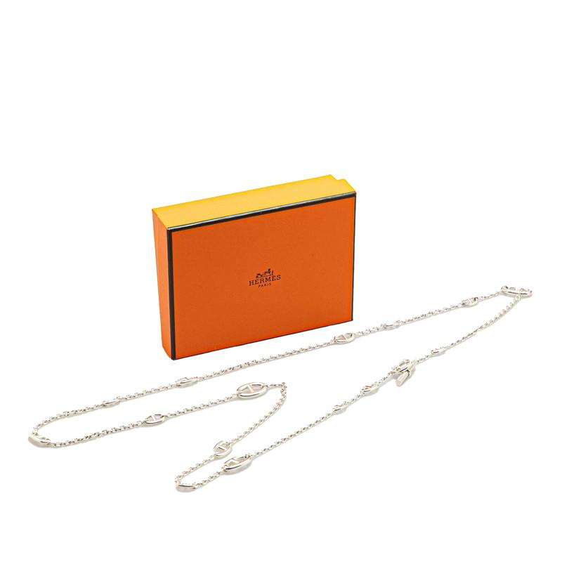 【美品箱付き】 HERMES シェーヌダンクル ネックレス エルメス HERMES - 新品エルメス・シェーヌダンクル・ネックレスの通販 by