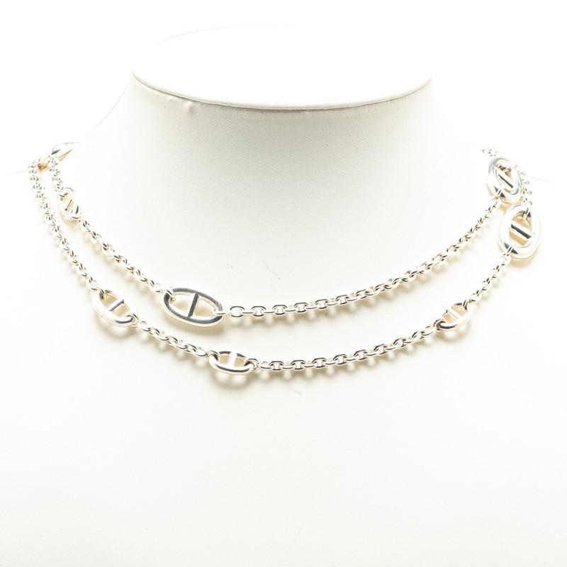 HERMES エルメス シェーヌダンクル ファランドール120 ロング