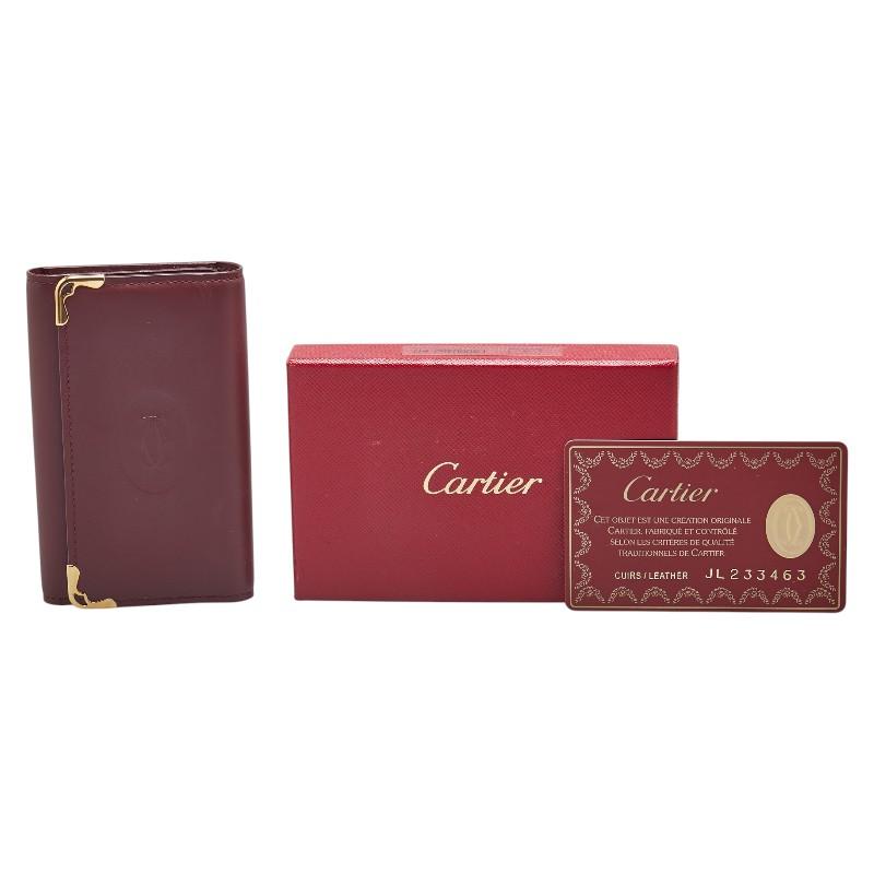 Cartier（カルティエ） マストライン キーケース 6連 ワインレッド