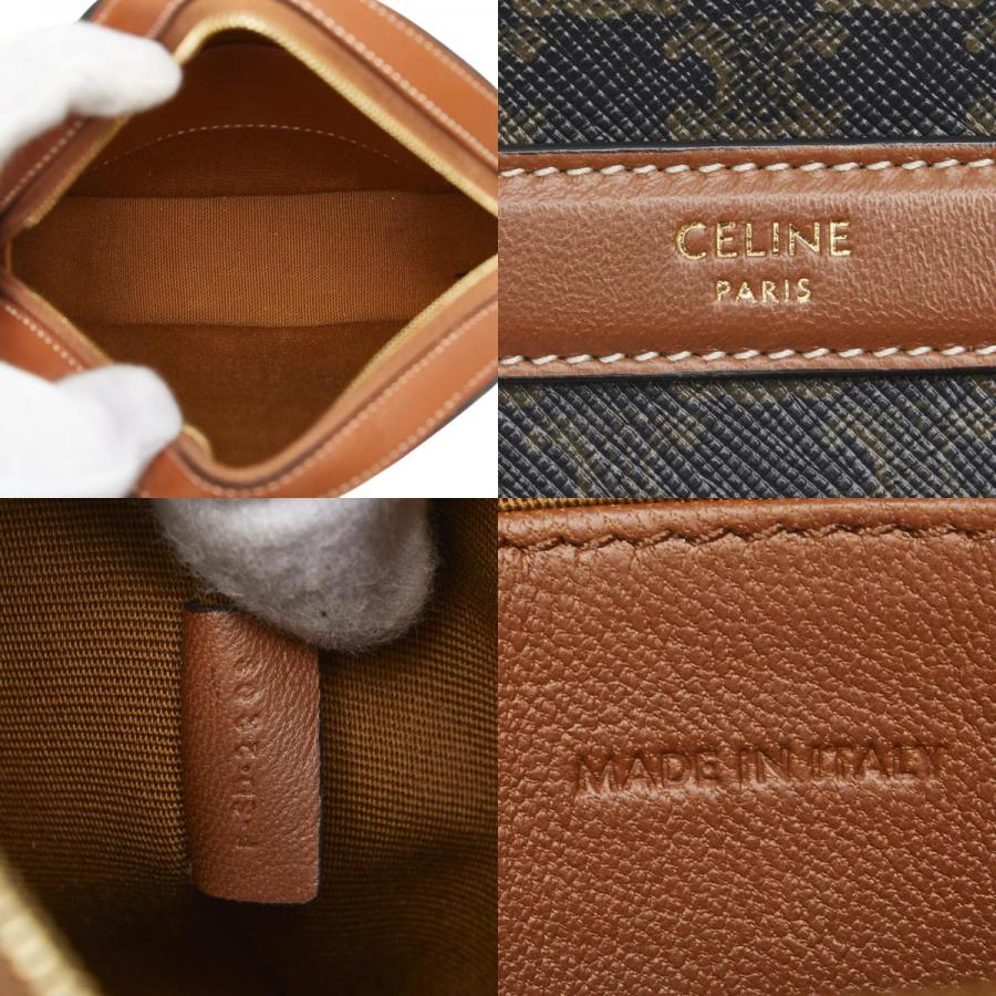 CELINE（セリーヌ） トリオンフ ラウンドパース 斜め掛け ショルダー