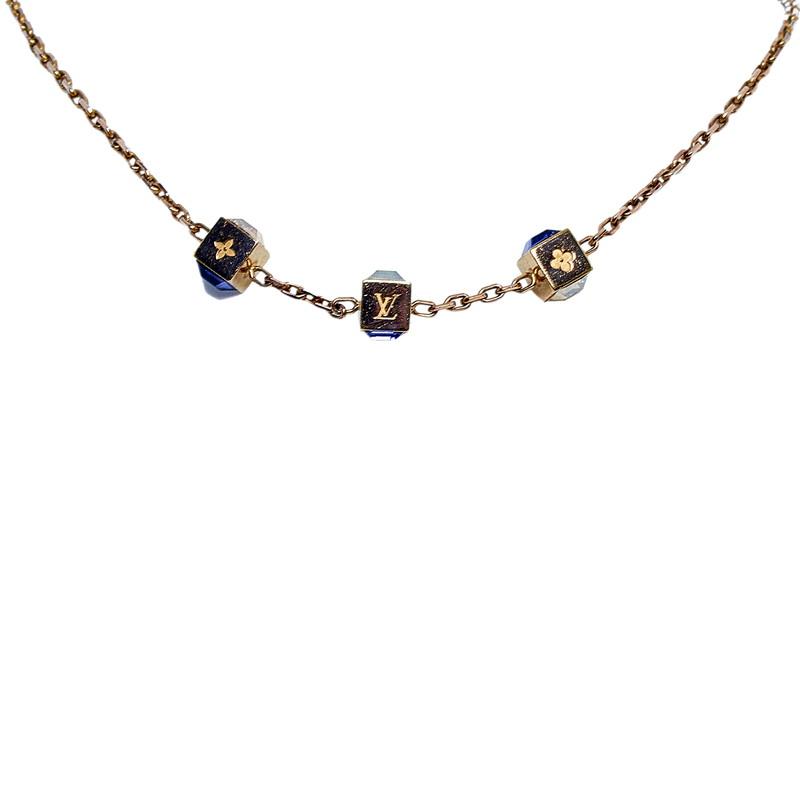 LOUIS VUITTON ルイ ヴィトン コリエ ギャンブル ネックレス M65096 