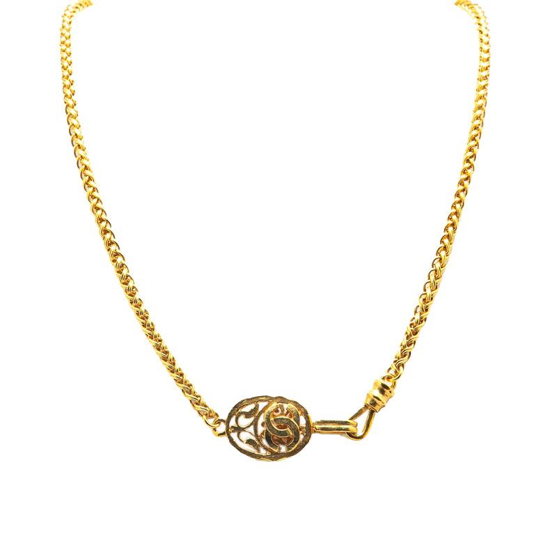CHANEL シャネル ヴィンテージ ココマーク ネックレス ゴールド メッキ 