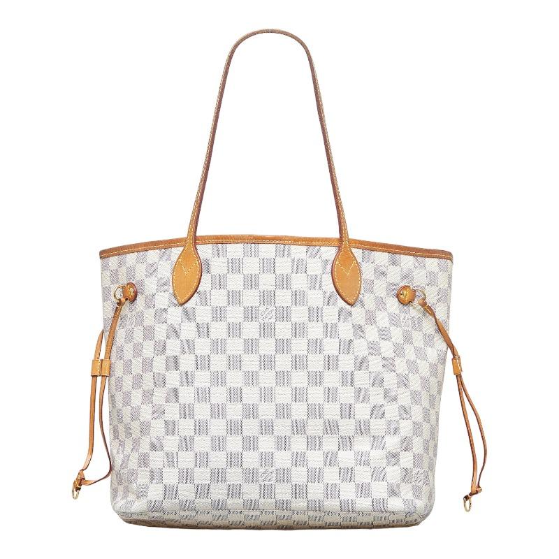 LOUIS VUITTON ルイ ヴィトン ダミエ アズール ネヴァーフルMM トート 