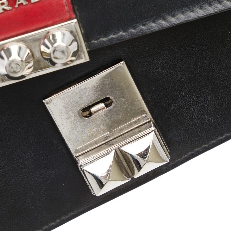 PRADA プラダ エレクトラ スタッズ チェーンウォレット