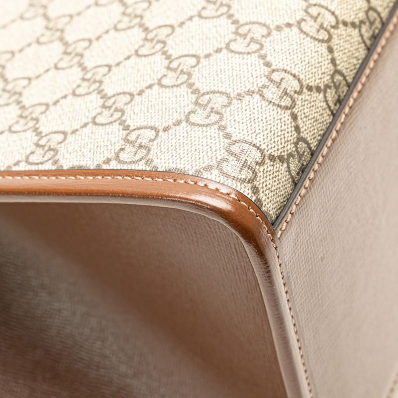 グッチ GGスプリーム インターロッキングG ミディアム トートバッグ ショルダーバッグ 2WAY 674148 ベージュ ブラウン GUCCI 【中古】 | GUCCI | 03