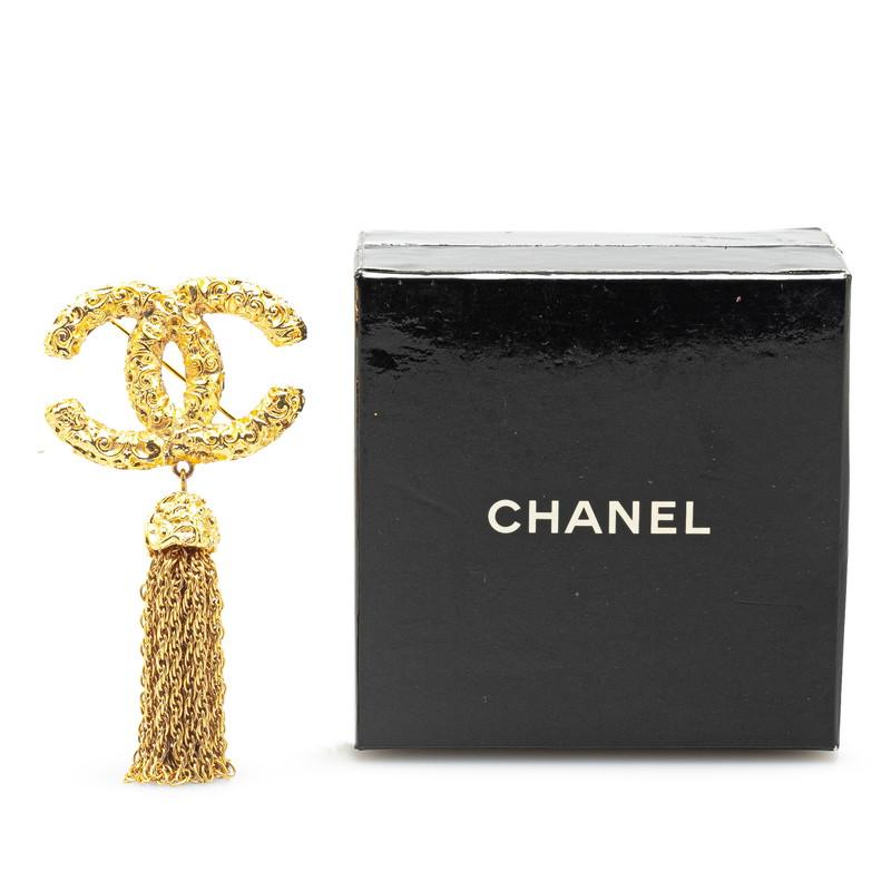 CHANEL シャネル ヴィンテージ ココマーク 溶岩 ヨウガン タッセル 