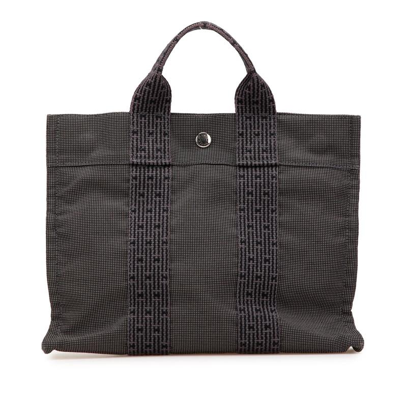 エルメス◎HERMES フールトゥ PM エールライン ハンドバッグ グレー HERMES エルメス エールライントートPM トートバッグ グレー