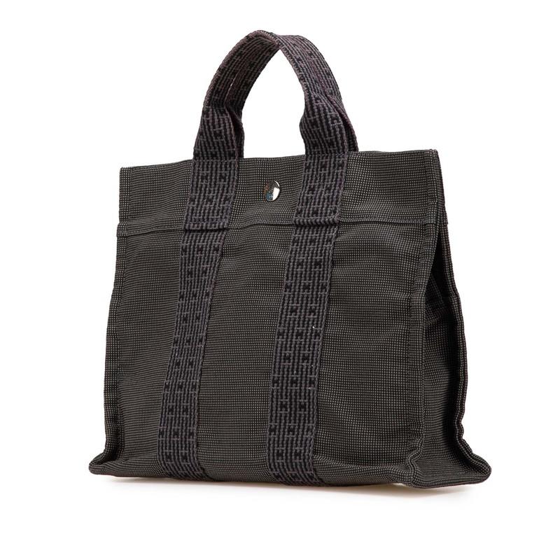 HERMES エルメス エールライントートPM トートバッグ グレー