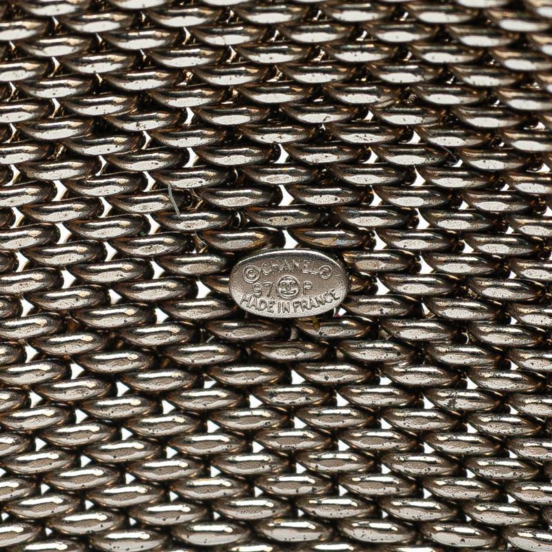 CHANEL シャネル ヴィンテージ ココマーク メッシュ バングル