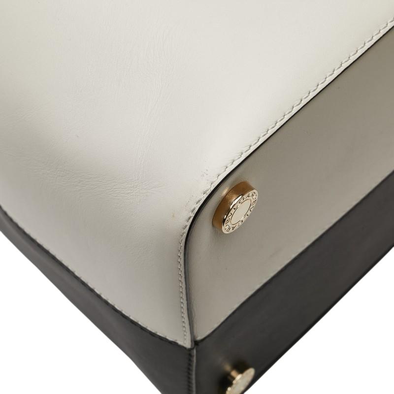 BVLGARI ブルガリ ビーゼロワン バイカラー ハンドバッグ