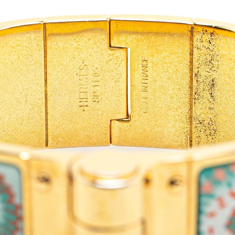 HERMES（エルメス） シャルニエールGM 総柄 フラワー ブレスレット 