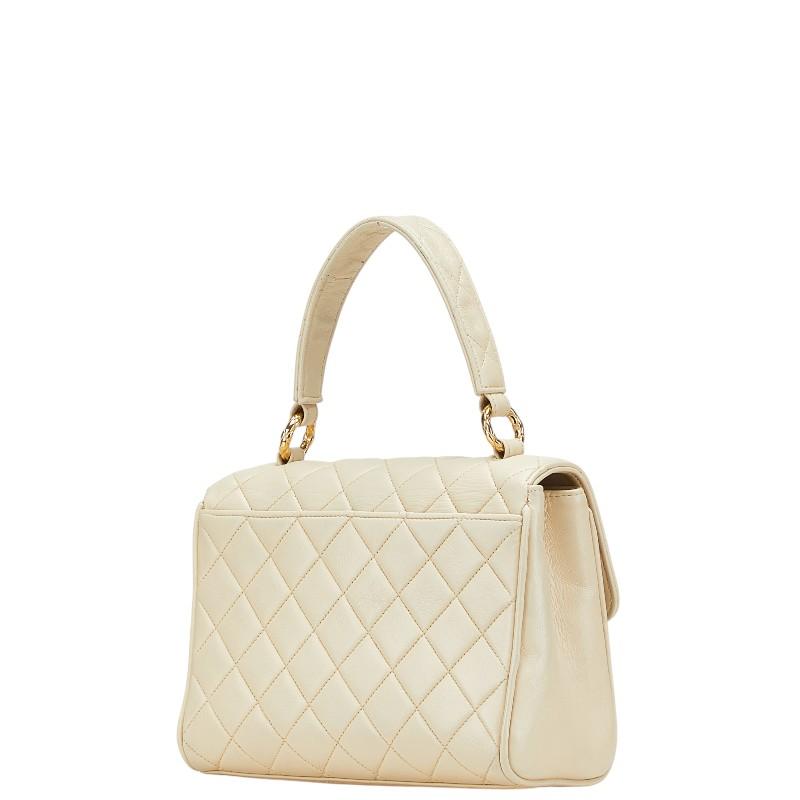 CHANEL（シャネル） ココマーク マトラッセ ミニハンドバッグ ベージュ