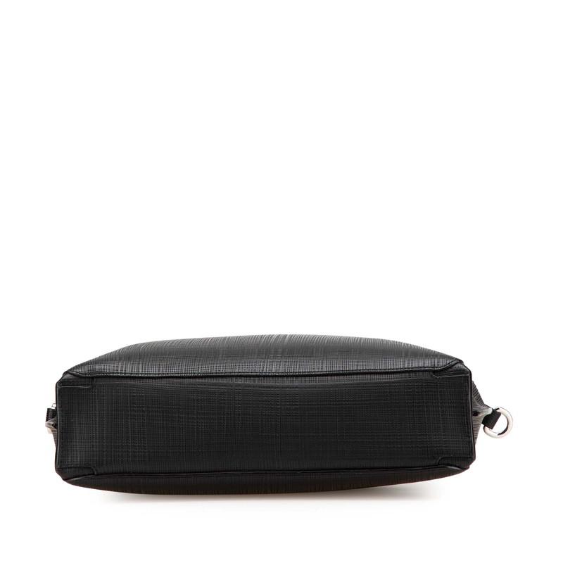 LOEWE ロエベ アナグラムロゴ ショルダーバッグ ブラック レザー