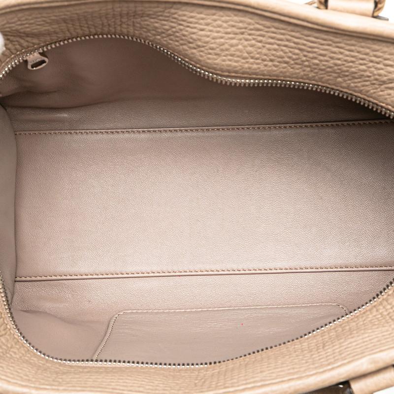 LOEWE（ロエベ） アナグラム アマソナ28 ハンドバッグ グレー レザー