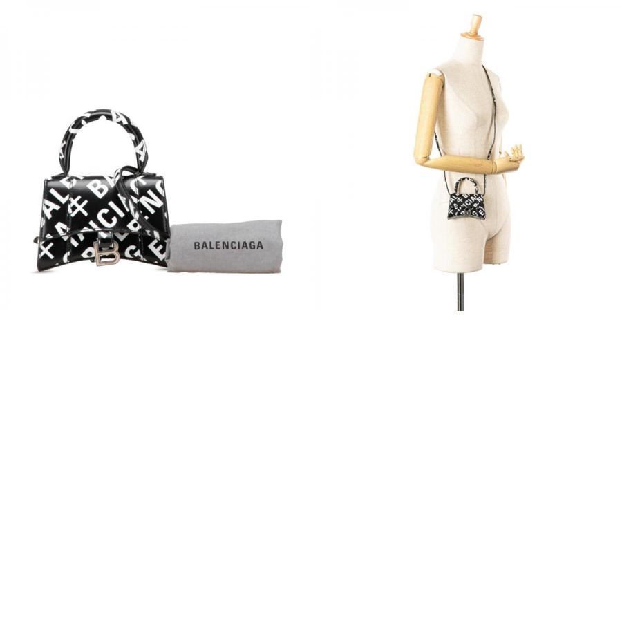 バレンシアガ アワーグラス レザーバッグ スモール ホワイト