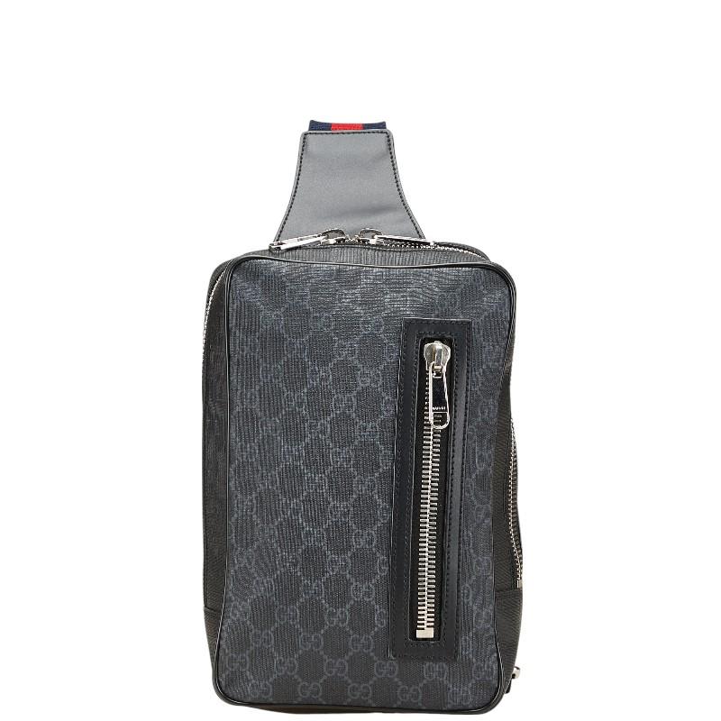 ト*う様 GUCCI ボディバッグ　ショルダー GG スプリーム PVC レザー GUCCI（グッチ） GGスプリーム ボディバッグ ベルトバッグ 478325