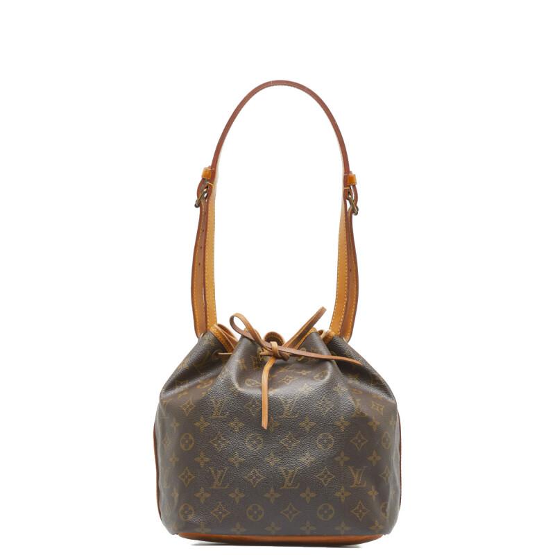ルイ ヴィトン モノグラム プチノエ ショルダーバッグ M42226 ブラウン  
