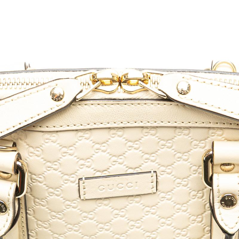 GUCCI グッチ マイクログッチシマ ハンドバッグ ショルダーバッグ 2WAY 