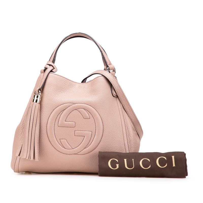 GUCCI グッチ ソーホー インターロッキングG ハンドバッグ ショルダー 