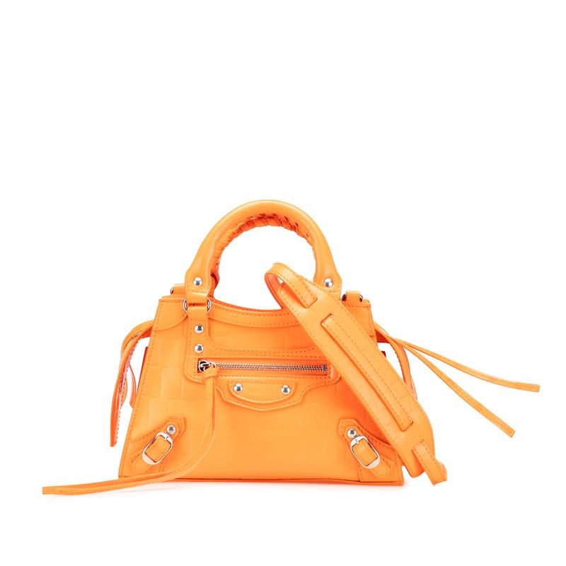 バレンシアガ ハンドバッグ ショルダーバッグ 2way クロコ型押し BBロゴ BALENCIAGA バレンシアガ ショルダーバッグ ネオクラシック