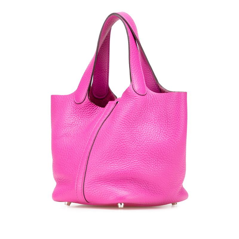 HERMES エルメス ピコタンロックPM ハンドバッグ マグノリア ピンク 