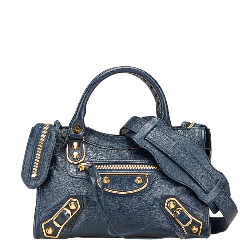 【希少廃盤】 バレンシアガ クラシックメタリックエッジ ミニシティ 2WAY バレンシアガクラシックメタリックエッジ ミニシティ レザー 2WAY