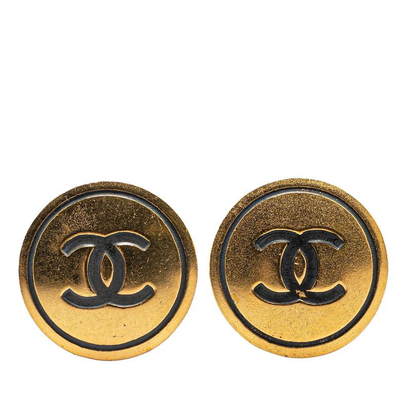 CHANEL シャネル ヴィンテージ ココマーク イヤリング ゴールド