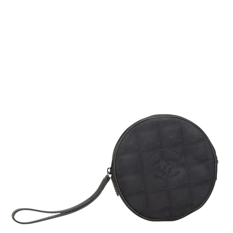 シャネル CHANEL ニュートラベルライン A17682 丸型 ブランド小物 ポーチ レディース バッグ【中古】 CHANEL（シャネル） ニュートラベルライン ココマーク ラウンド ポーチ