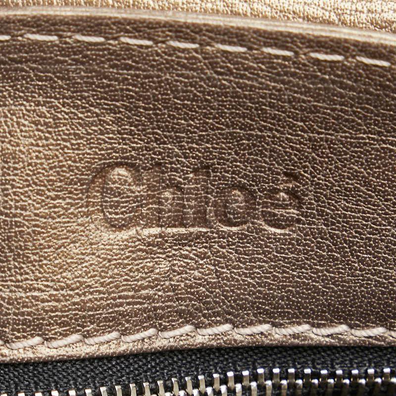 Chloe（クロエ） パディントン ハンドバッグ ゴールド ブラウン レザー