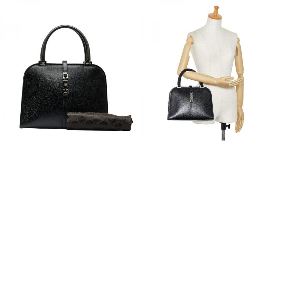 KM GUCCI(グッチ)ハンドバッグ イタリア製ジャッキー レディース GUCCI（グッチ） ジャッキー ハンドバッグ 0021071 ブラック レザー