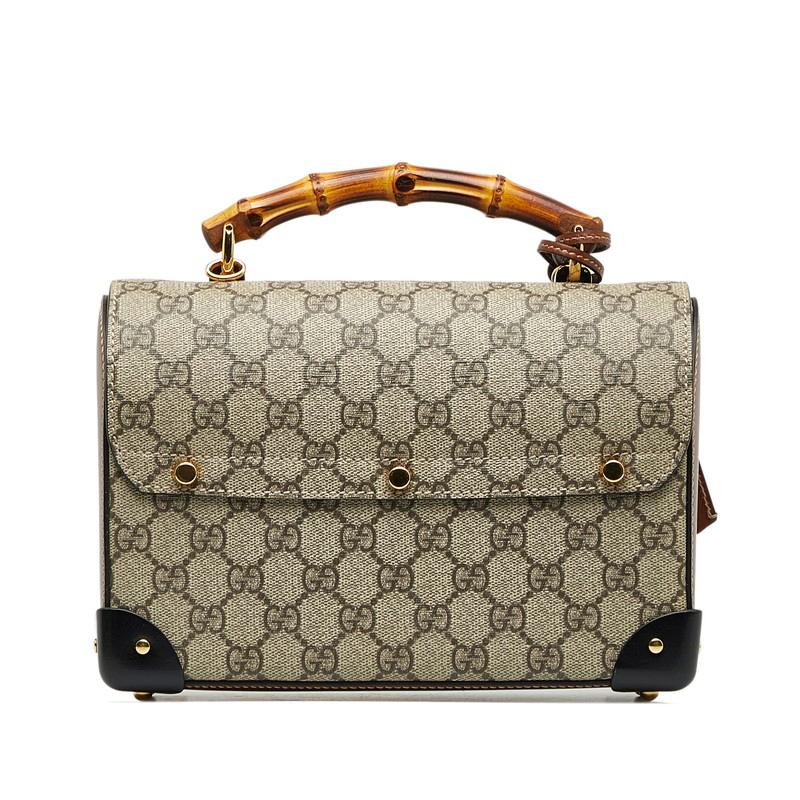 GUCCI（グッチ） GGスモールバンブー パドロック ゴールド金具