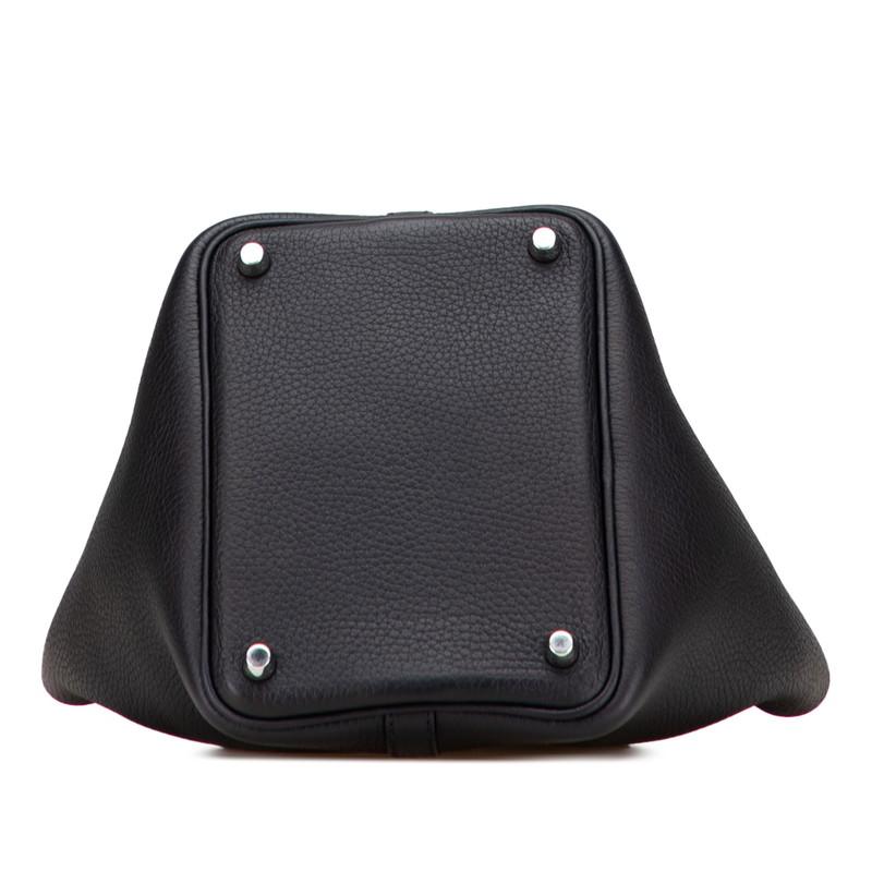 新品未使用　HERMES エルメス　ピコタンロック　PM ブラック　K シルバー HERMES エルメス ピコタンロックPM ハンドバッグ ブラック