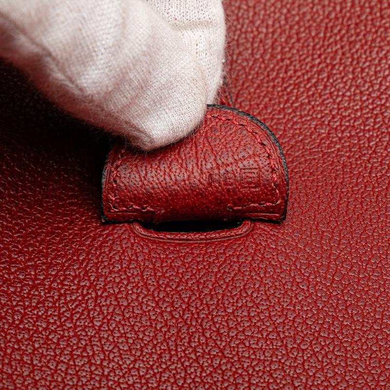 エルメス HERMES エヴリン 1 GM フィヨルド ○V ショルダーバッグ【中古】 HERMES（エルメス） エブリンGM 1 アン ショルダーバッグ レッド
