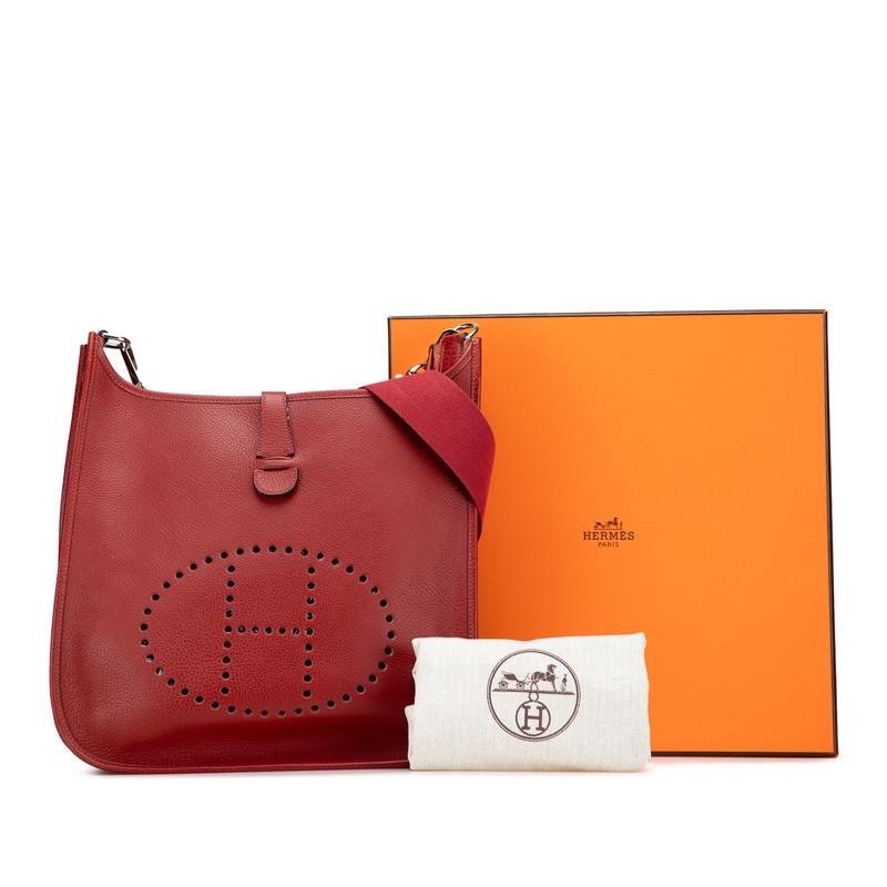 HERMES（エルメス） エブリンGM 1 アン ショルダーバッグ レッド