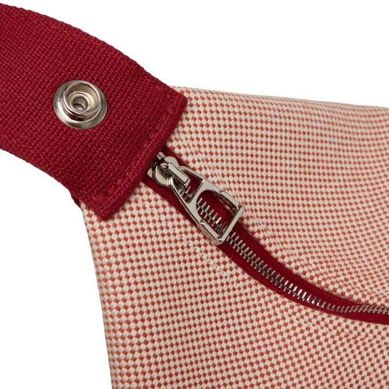 エルメス ブリッド ア ブラック ガブリエルGM ハンドバッグ レッド系 キャンバス レディース HERMES 【中古】 HERMES（エルメス） ブリッド ア ブラック ガブリエルGM ハンドバッグ