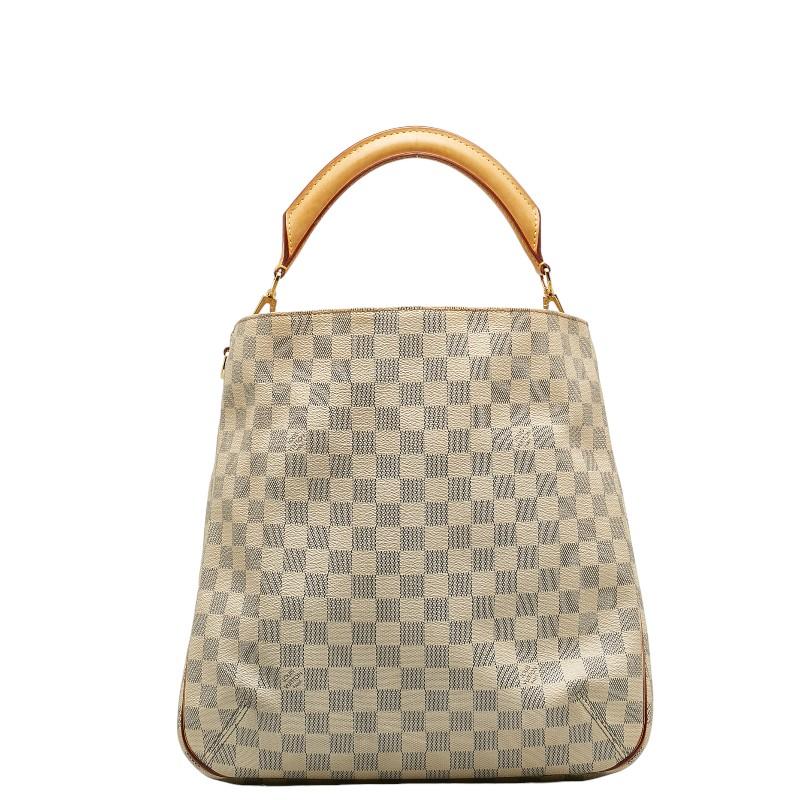 ルイ ヴィトン ダミエ アズール ソフィ ハンドバッグ ショルダーバッグ 2WAY N41216 ホワイト PVC レザー LOUIS VUITTON 【中古】｜ginzaparis2｜02