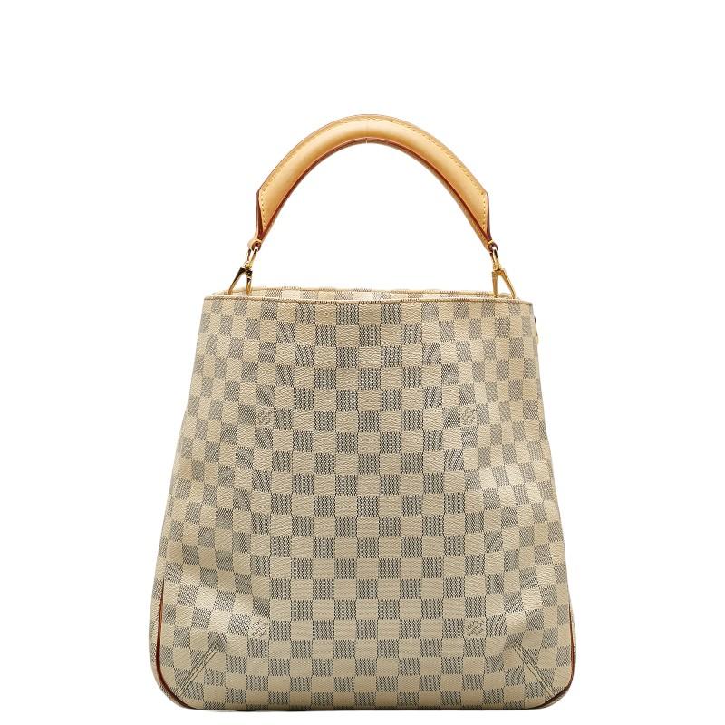 ルイ ヴィトン ダミエ アズール ソフィ ハンドバッグ ショルダーバッグ 2WAY N41216 ホワイト PVC レザー LOUIS VUITTON 【中古】｜ginzaparis2｜04