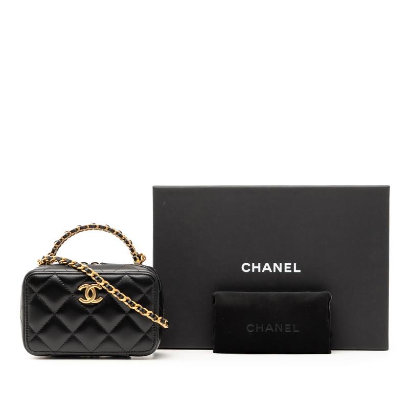 CHANEL（シャネル） マトラッセ ココマーク ハンドバッグ バニティ