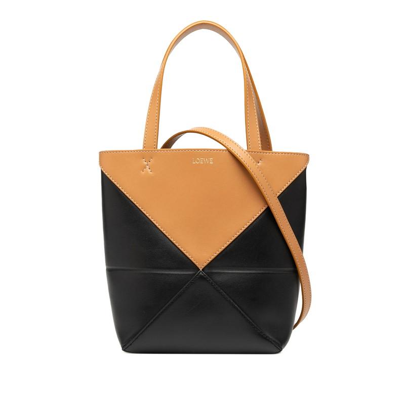 S2878 超美品 ロエベ パズル フォルド トート ミニ 2way バッグ LOEWE（ロエベ） パズルフォルド ミニ トートバッグ ショルダーバッグ